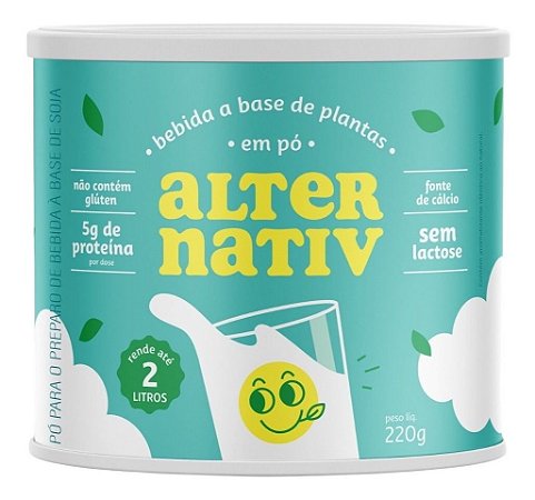 Leite Vegetal Em Pó 220g - Alternativ Mais Mu