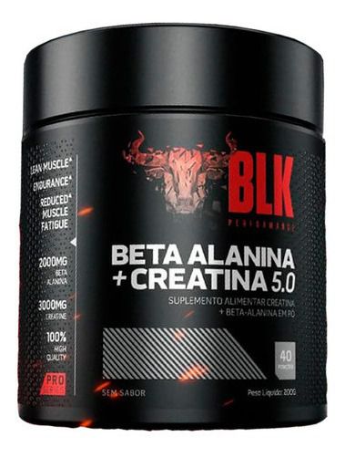 Beta Alanina + Creatina 5.0 Pote 200g - Blk Performance