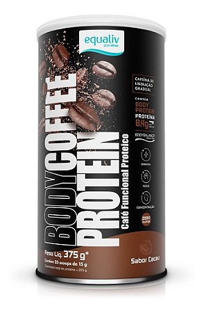 Body Coffee Protein Equaliv 375g - Café Funcional Proteico