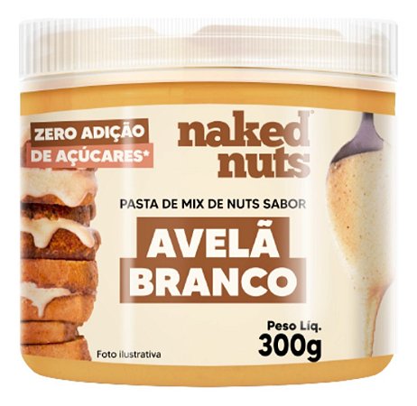 Naked Nuts Pasta Mix De Nuts Sabor Avelã Branco 300g