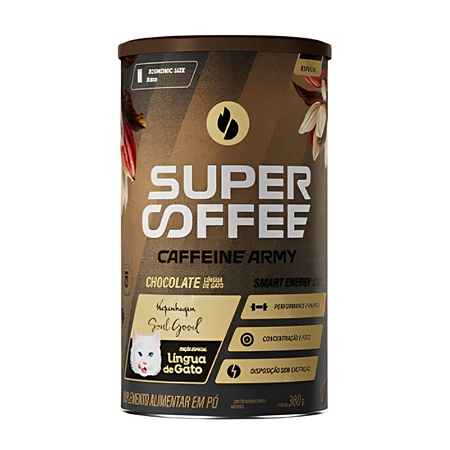Novo Supercoffee 3.0 380g Caffeine Army Nova Fórmula Energia