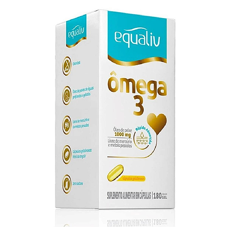 Equaliv Ômega 3 - 180 Caps