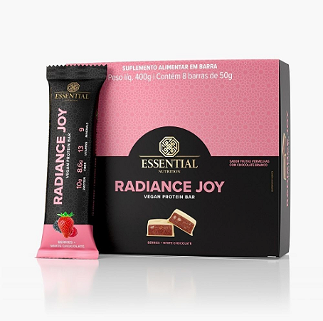 Essential Radiance Joy Barra Vegana display c/ 8 Unid.