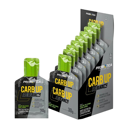 Carb Up Gel Black- Caixa C/ 10 Sachês De 30g - Probiótica