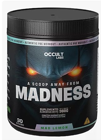 Occult Labs Pré Treino Madness 360g