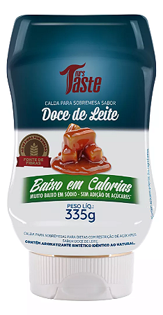 Mrs Taste Calda Doce de Leite Zero Açúcar 335gr