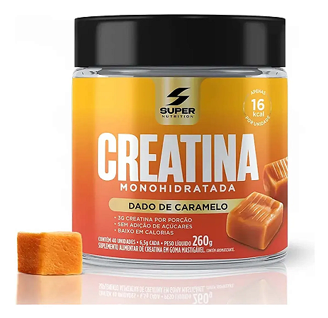 Supernutrition Creatina Dado De Caramelo (40 Unidades)
