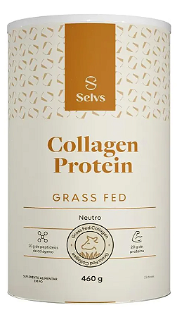 Selvs Collagen Protein Pó Colágeno Hidrolisado 460g Neutro