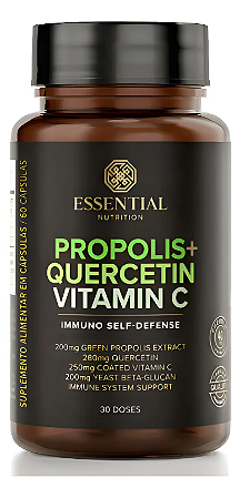 Immuno Própolis + Vitamin C + Quercetina Essential Nutrition Sem Sabor