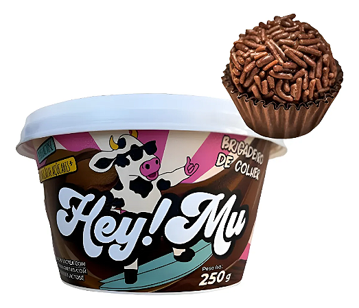 Brigadeiro Hey Mu Original 250g Fit Zero Açucar Lançamento
