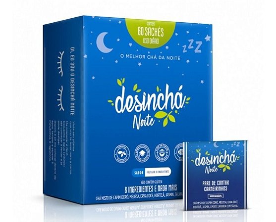 Desinchá Noite Caixa Com 60 Saches Original