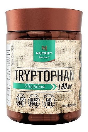 Tryptophan Precursor 5htp Serotonina 60caps Nutrify Original