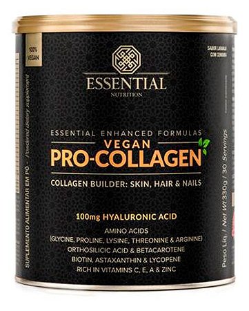 Vegan Pro-collagen Colageno Vegan 330g - Essential Nutrition