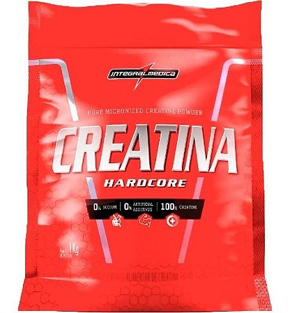 Creatina Micronized Hardcore Pura 1kg - Integral Medica