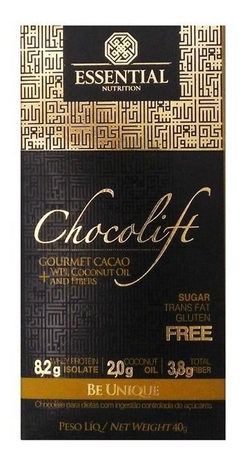 12 Chocolift Barras Proteina - Essential Escolha Sabor