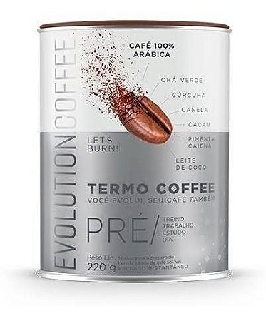 Evolution Coffee 220g - Desinchá Café Termogênico Arábic