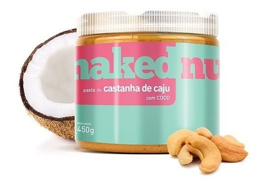 Pasta De Castanha De Caju Com Coco Naked Nuts 450g