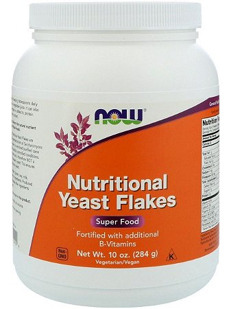 Levedura Nutricional Now Importada Nutritional Yeast Flakes