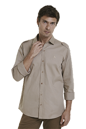 Camisa Masculina Pewter Comfort