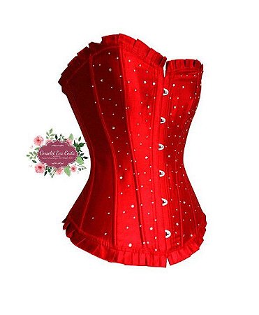 Corselet vermelho Clearance