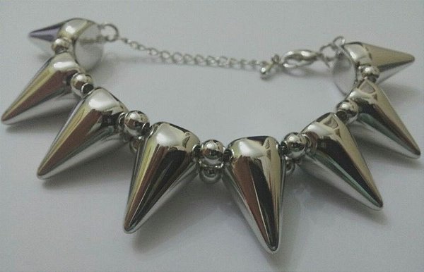 Pulseira de Spike - Prata