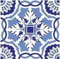 AZ005-A kit com 24 peças azulejos colonial portugues 15,4x15,4 cm