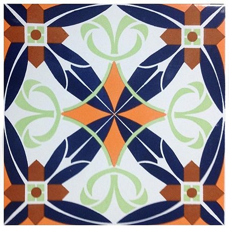 Azulejos Decorativos Kit com 42 peças em porcelana 15,4x15,4 cm