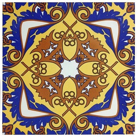 Azulejos Decorativos kit com 42 peças 15,4x15,4 cm, porcelana, alta durabilidade