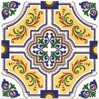 Azulejos Decorativos kit com 42 peças 15,4x15,4 cm, porcelana, alta durabilidade