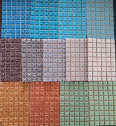 Pastilhas Para Mosaico Varias Cores 2x2