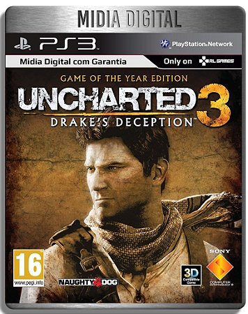Uncharted 3 Game Of The Year  Ps3 Psn - Mídia Digital