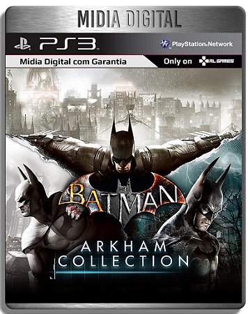 Batman Arkham Collection - 3 Jogos - Ps3 Midia Digital - RL Games - Jogos  em Mídia Digital PS3 PS4 e PC