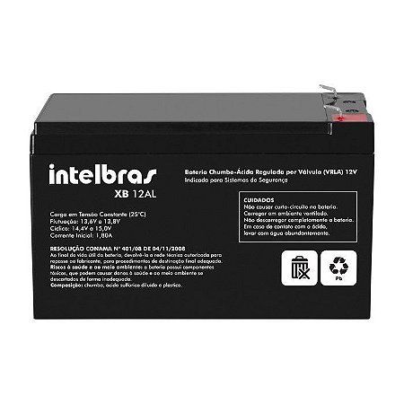 Bateria Central Alarme Intelbras 12al Alta