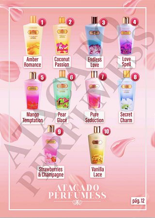 Kit revenda 15 creme hidratante Victorias Secret 250ml