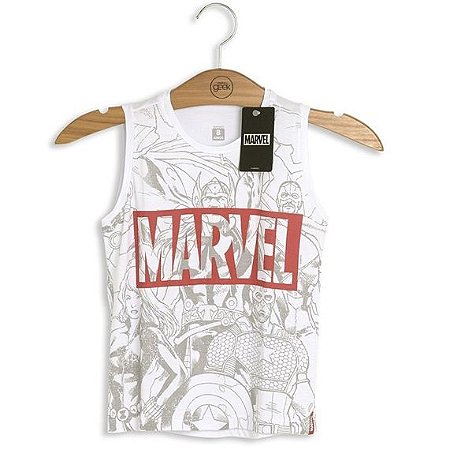 Camiseta Infantil Feminina Marvel Vingadores