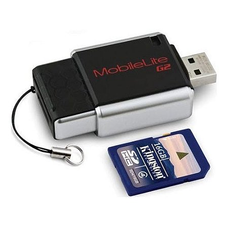 Leitor de Cartão Kingston MobileLite G2 FCR-MLG2 USB 2.0