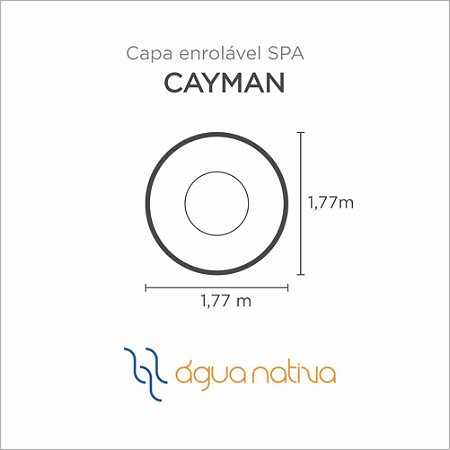 Capa Spa Enrolável Mini Spa Cayman Agua Nativa