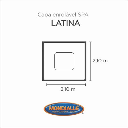 Capa Spa Enrolável Spa Latina Mondialle