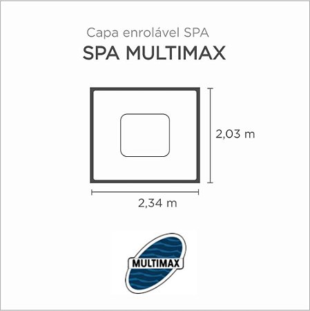 Capa Spa Enrolável Spa Multimax