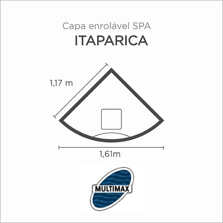 Capa Spa Enrolável Spa Itaparica Multimax