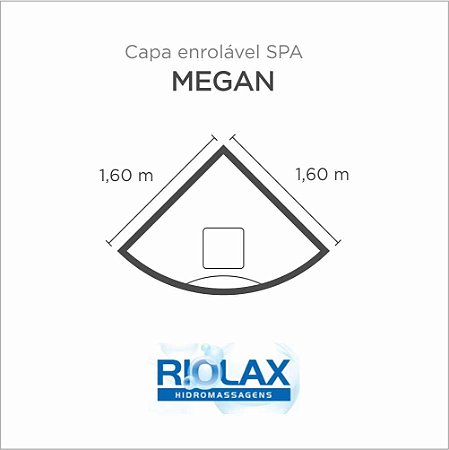 Capa Spa Enrolável Banheira Megan Riolax