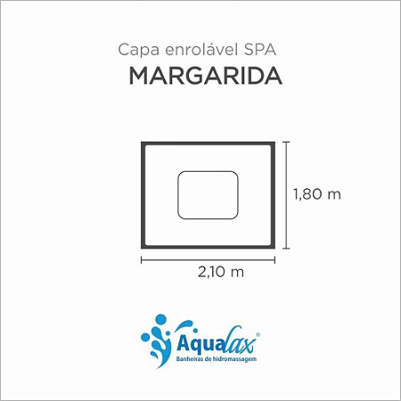 Capa Spa Enrolável Spa Margarida Aqualax