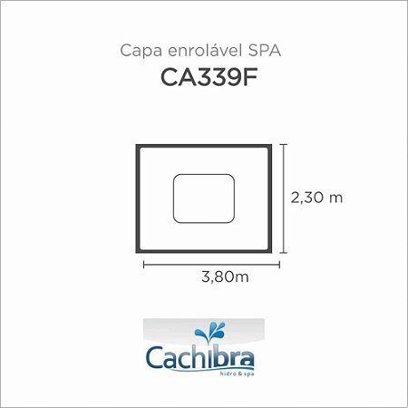 Capa Spa Enrolável Spa Modelo Ca339F Cachibra