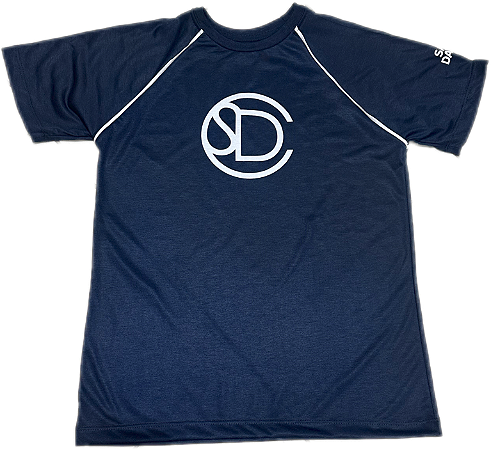 CAMISETA MANGA CURTA MARINHO (65% poliéster e 35% viscose) - Sarah 9º ano ao Ensino médio