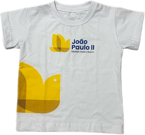 CAMISETA MANGA CURTA (ECOLÓGICA - 100% ALGODÃO ORGÂNICO) JOÃO PAULO II