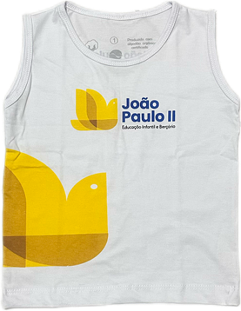 REGATA (ECOLÓGICA - 100% ALGODÃO ORGÂNICO) JOÃO PAULO II