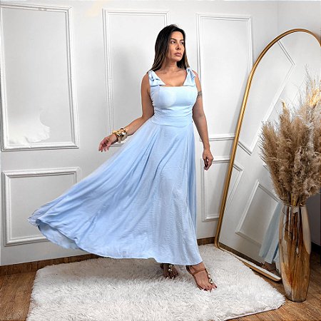 Vestido Midi Alongado com Bojo Dress Code