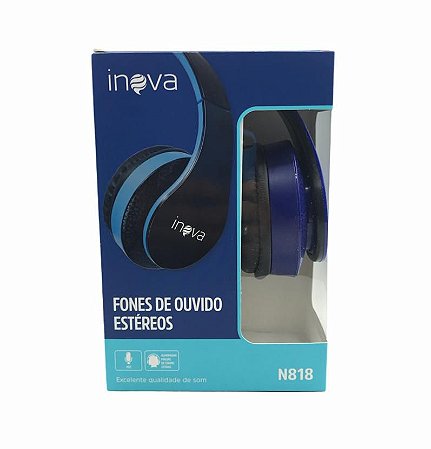 HEADPHONE COM FIO INOVA N818