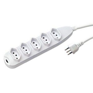 EXTENSÃO ELÉTRICA 5 TOMADAS 3 PINOS 1.5M INOVA SL7005