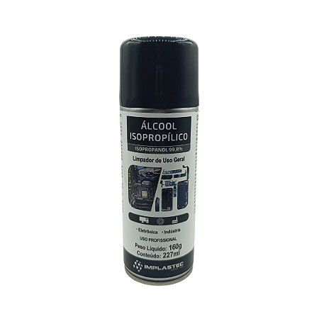 ALCOOL ISOPROPILICO AEROSOL 227ML-160G IMPLASTEC